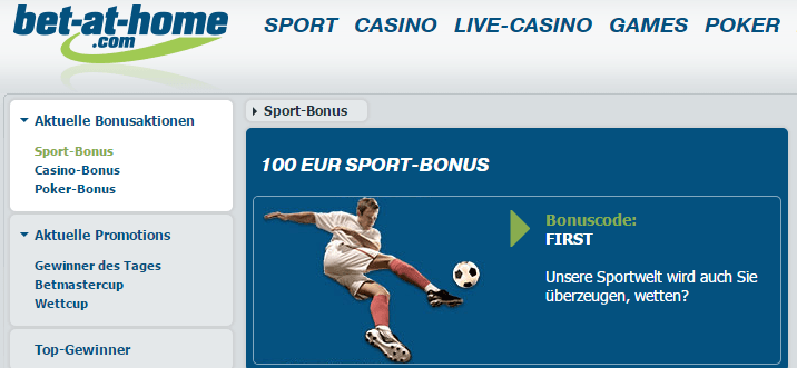 bet-at-home Wettbonus