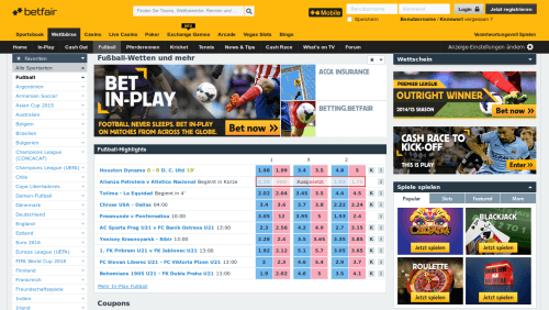 betfair Website