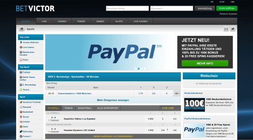 BetVictor Website