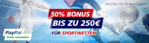 Sportingbet Bonus von 250 €